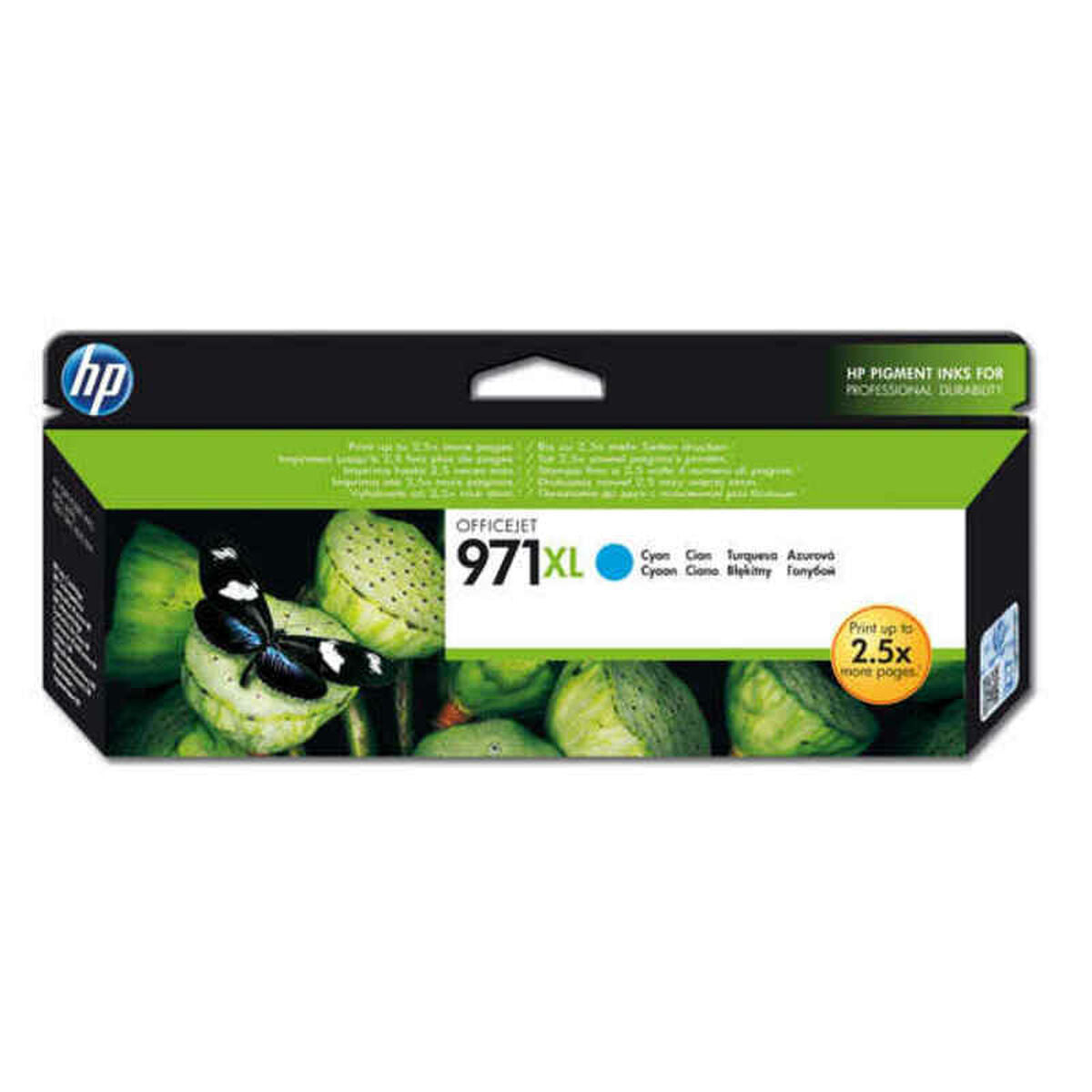 Original Tintenpatrone HP 971 XL Türkis