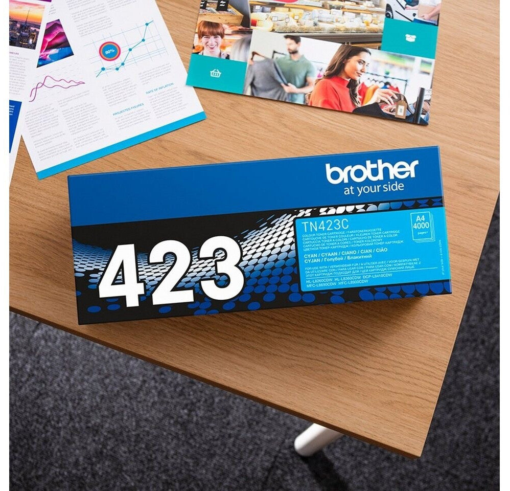 Brother TN-423C Original Toner – Cyan | 4.000 Seiten