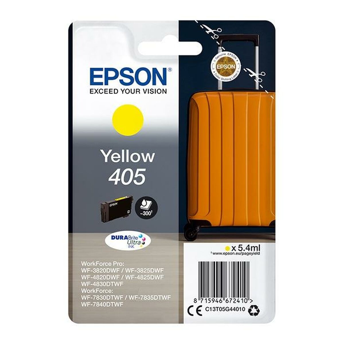 Original Tintenpatrone Epson Nº 405 Gelb (8 Stück)