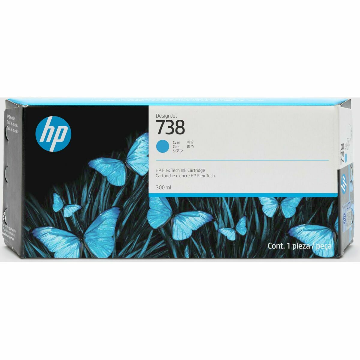 Original Tintenpatrone HP DESIGNJET 738 Magenta