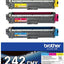 Brother TN-242 CMY Original Toner Set – Cyan, Magenta, Gelb