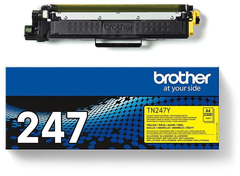 Brother TN-247Y Original Toner – Gelb | 2.300 Seiten