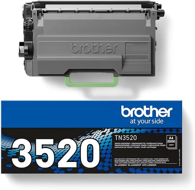 Brother Original Tonerkassette TN-3520 schwarz (für Brother HL-L6400DW, HL-L6400DWTT, MFC-L6900DW)