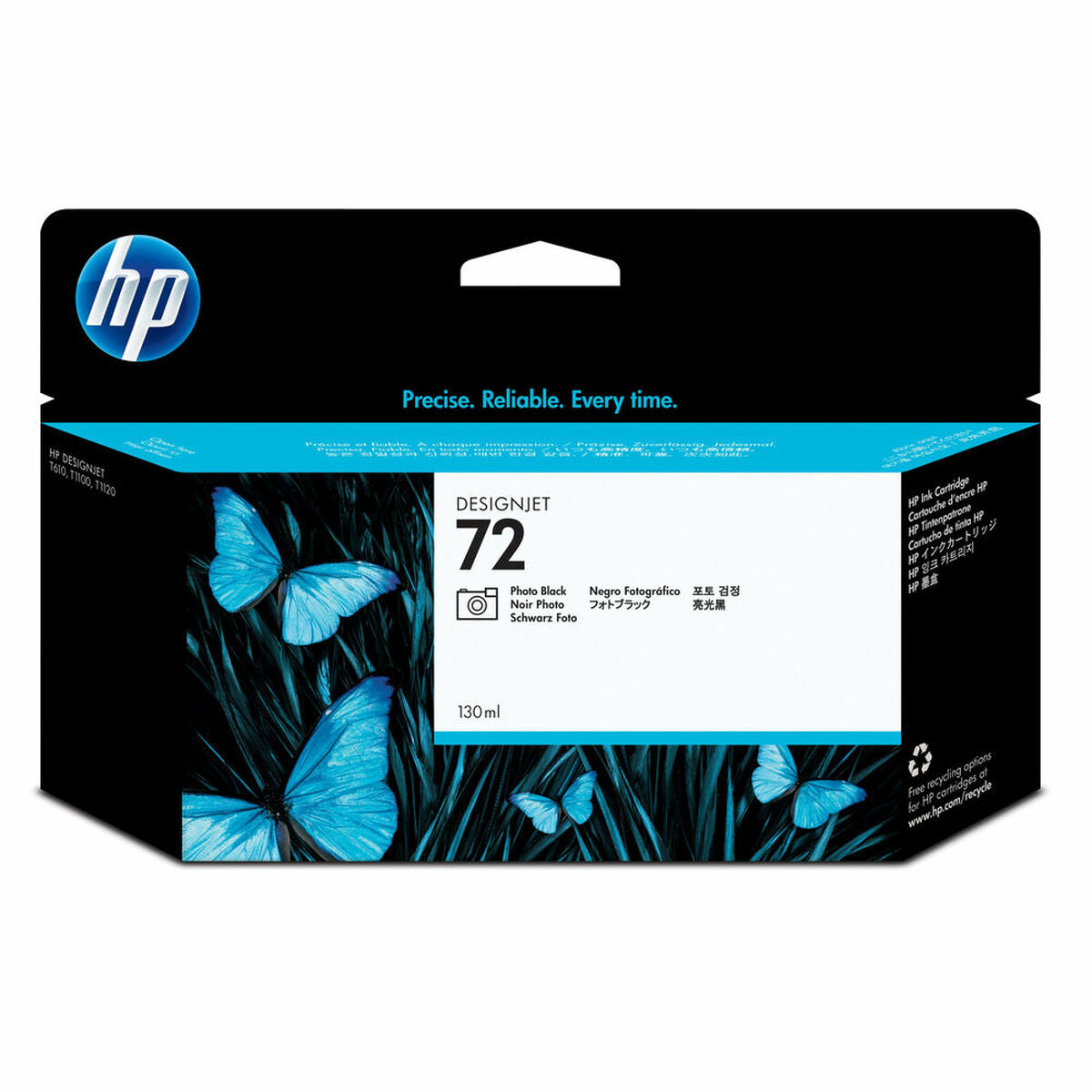 Original Tintenpatrone HP C9370A Schwarz