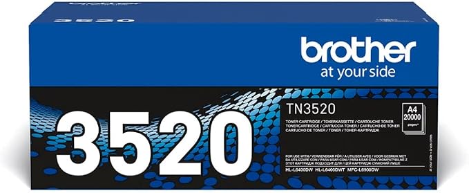 Brother Original Tonerkassette TN-3520 schwarz (für Brother HL-L6400DW, HL-L6400DWTT, MFC-L6900DW)