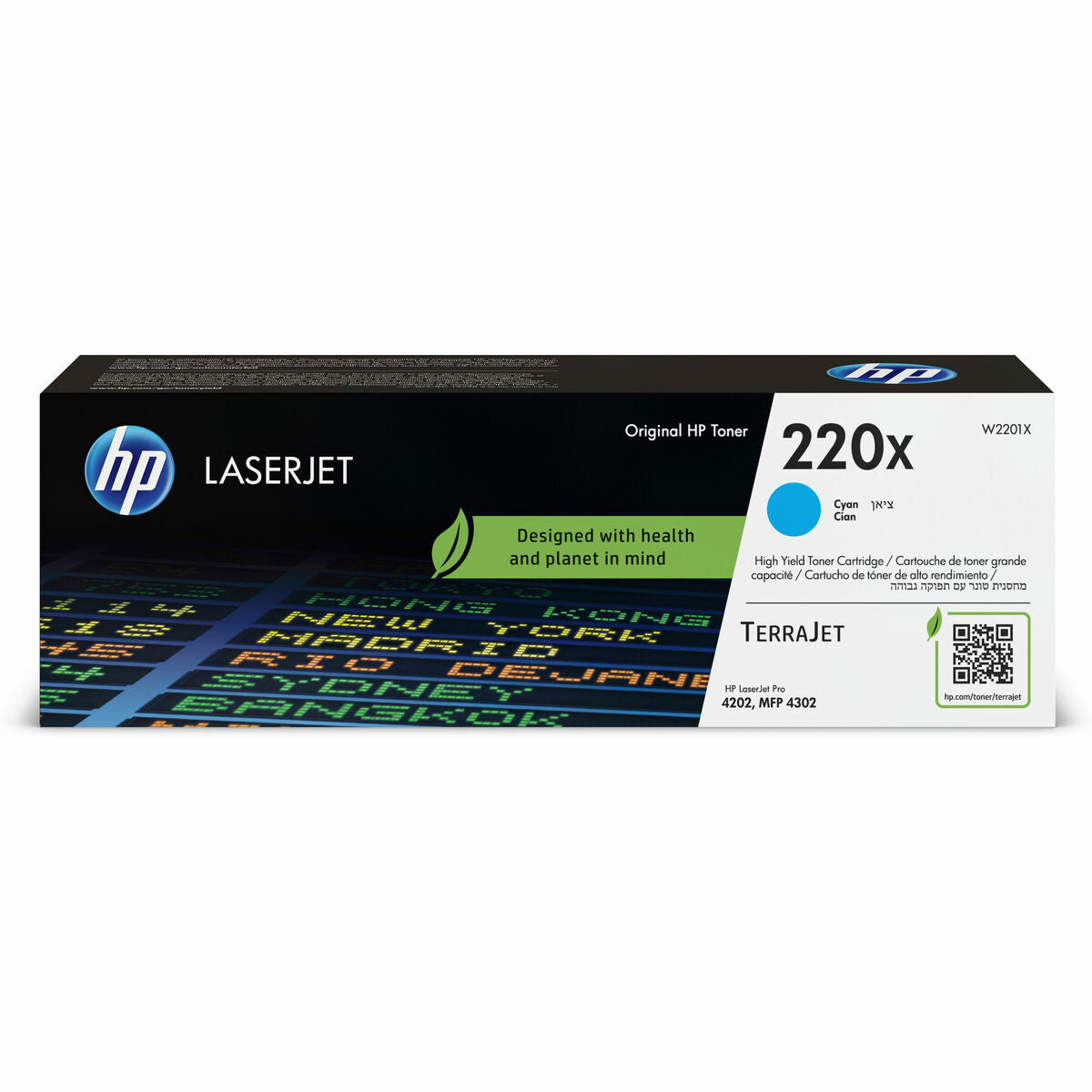 Original Tintenpatrone HP 220X Türkis