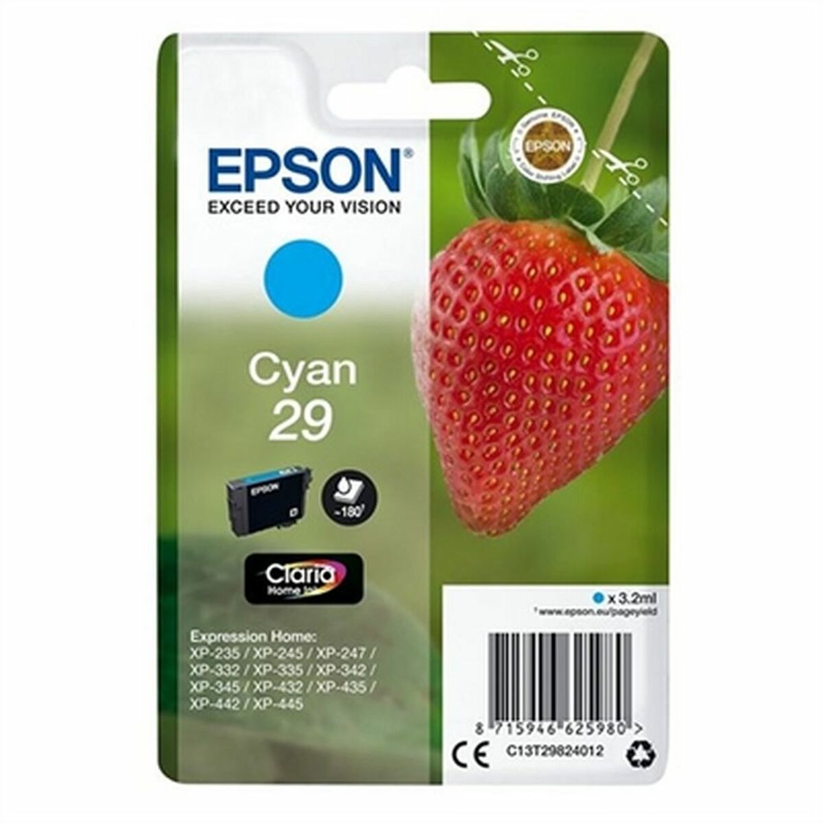 Original Tintenpatrone Epson Türkis