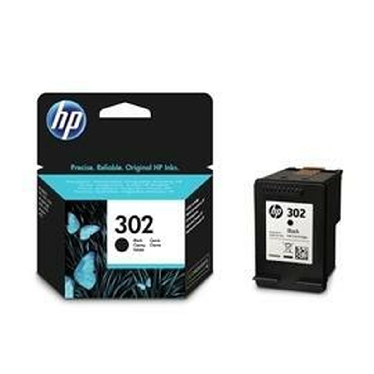 Original Tintenpatrone HP Officejet 3830 Nº 302 Schwarz (60 Stück)