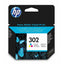 Original Tintenpatrone HP Officejet 3830 All-in-One Nº 302 Dreifarbig (60 Stück)