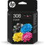 Original Tintenpatrone HP Nº 308 Gelb Blau Schwarz Magenta (24 Stück)