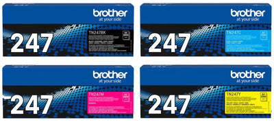 Brother TN-247 CMYK Original Toner Set – 4 Farben