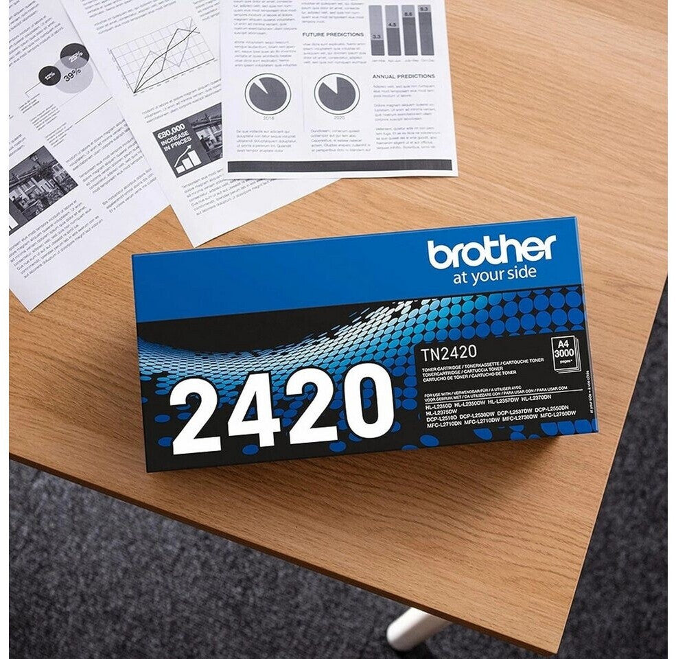 Brother TN-2420 Original Toner Schwarz – Bis zu 3.000 Seiten