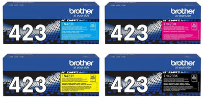 Brother TN-423 CMYK Original Toner Set – 4 Farben