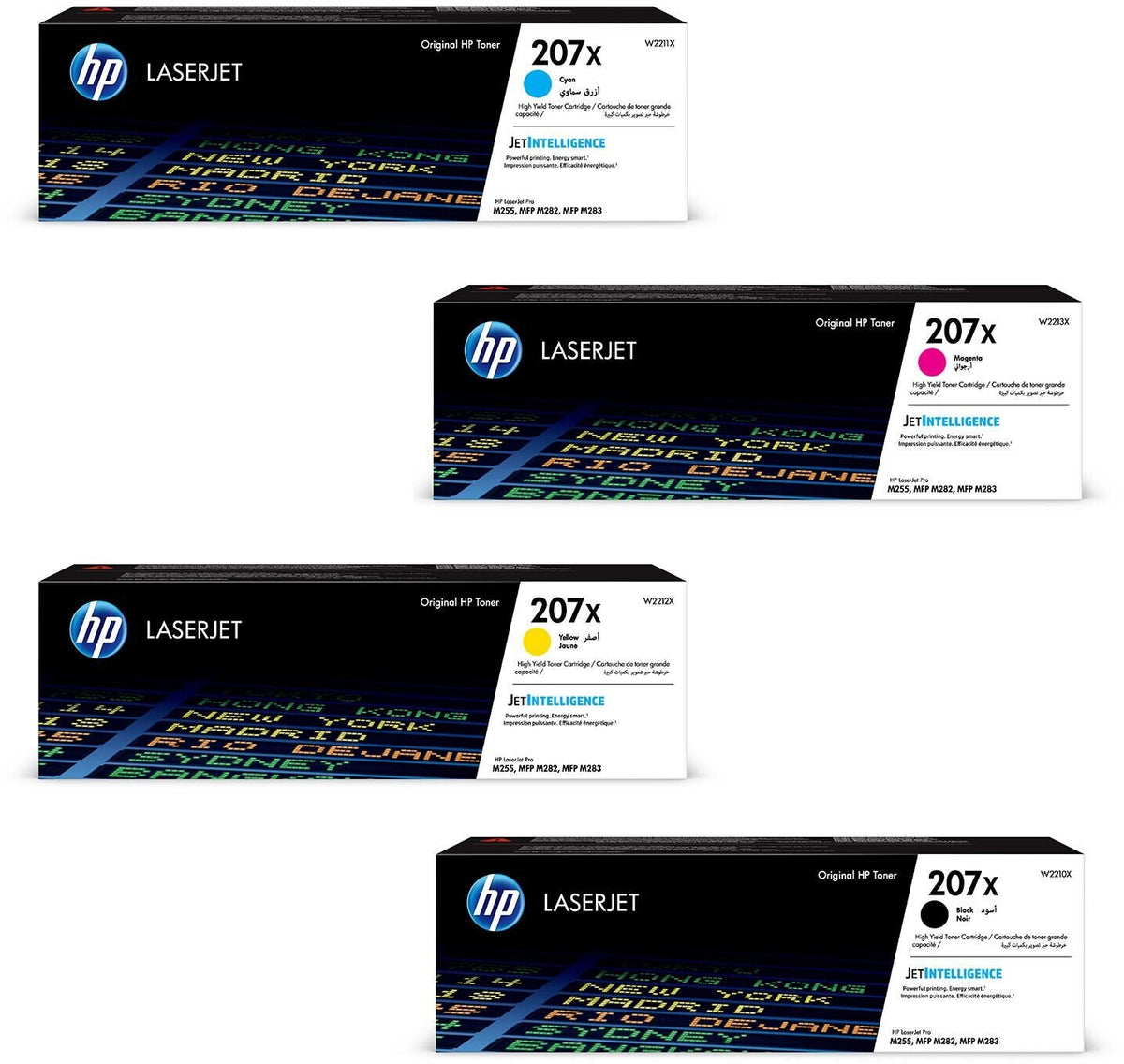 HP 207X Original Toner Set – 4 Farben | CMYK