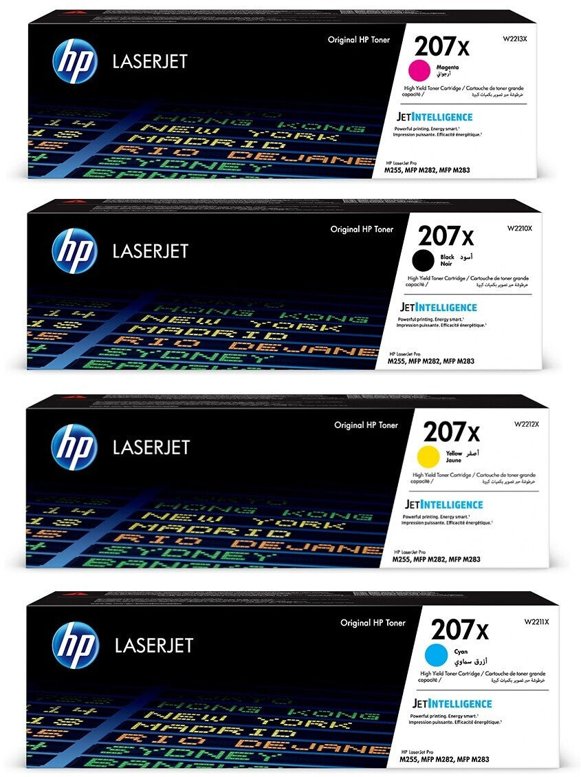 HP 207X Original Toner Set – 4 Farben | CMYK
