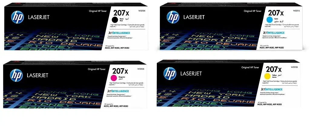 HP 207X Original Toner Set – 4 Farben | CMYK