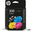 Original Tintenpatrone HP Nº 308 Gelb Blau Schwarz Magenta (24 Stück)